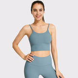 Bra top, yoga top, 5 colors, flattering, solid color, elastic, breathable, fashionable, cute, stylish, sports, women's, S~XL