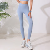 Yoga Bottoms Leggings 6 Colors to Choose from Breathable Quick Drying Sweat Absorbent High Waist Elastic Waist Hip Lift Slim Simple Slimming Sexy Fashion S~L