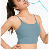 Bra top, yoga top, 5 colors, flattering, solid color, elastic, breathable, fashionable, cute, stylish, sports, women's, S~XL